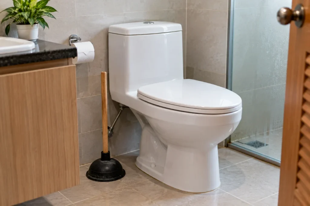 Bồn cầu bị tắc