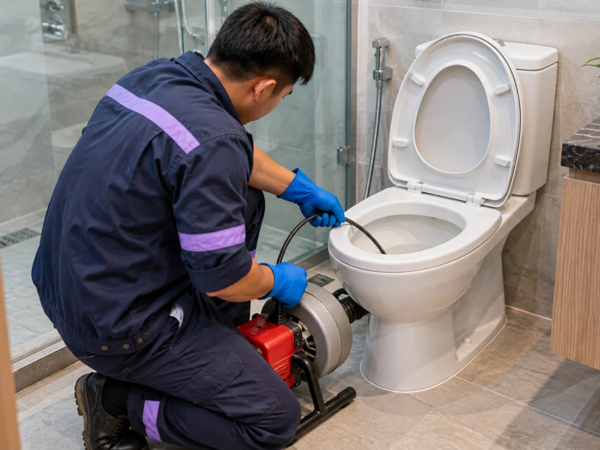Thông tắc bồn cầu